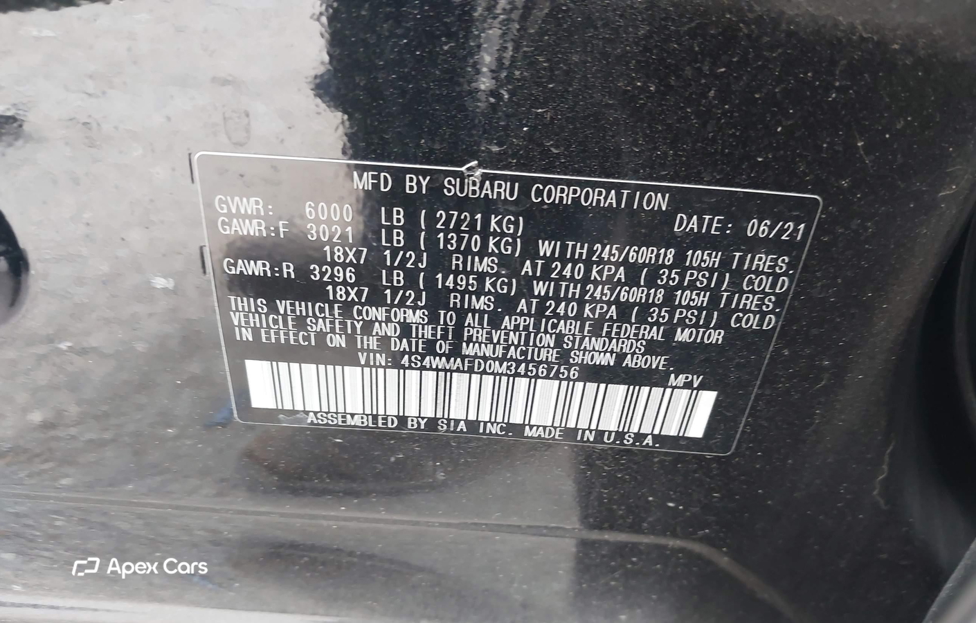 Subaru Ascent 2021