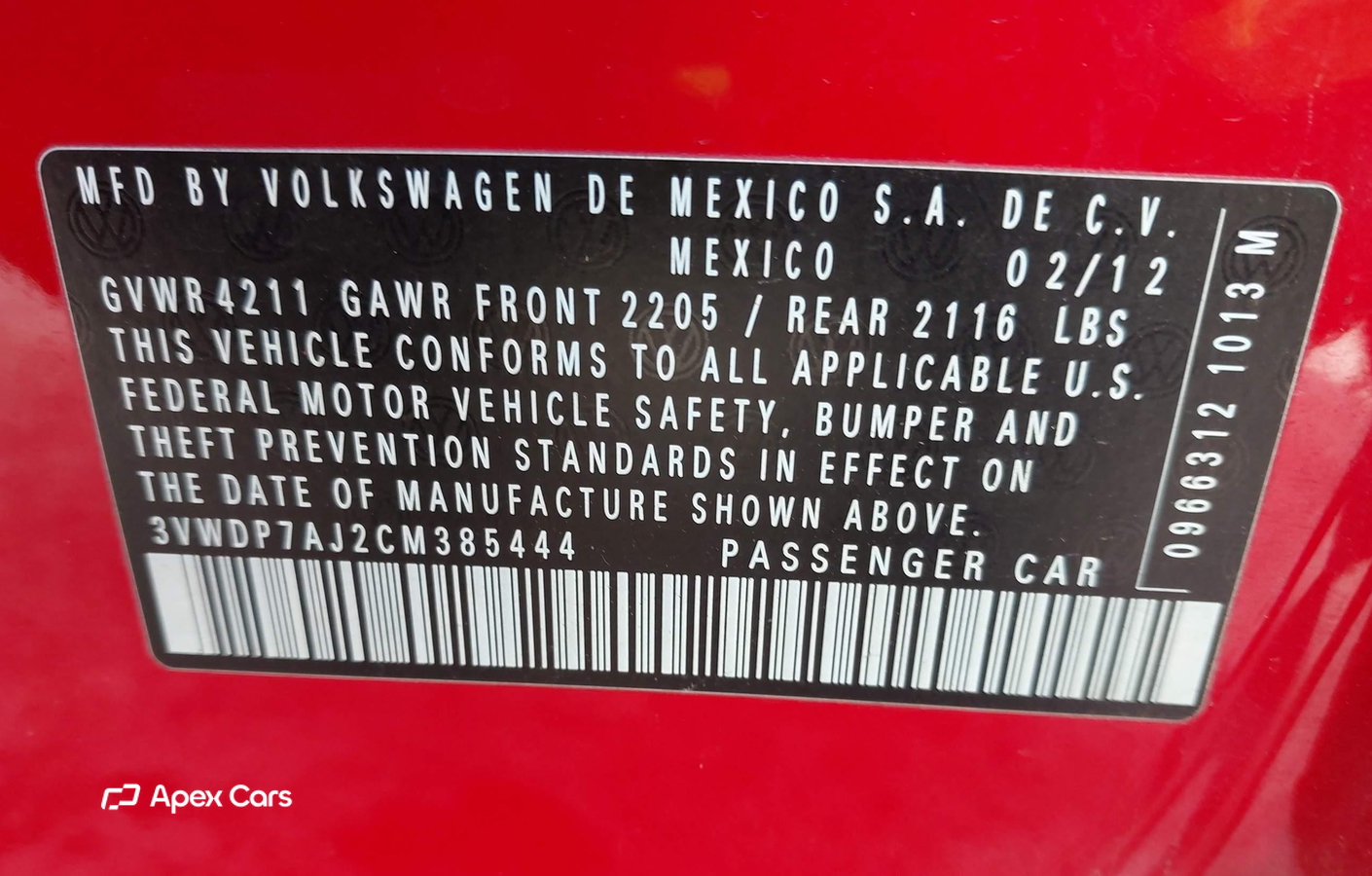 Volkswagen Jetta 2012