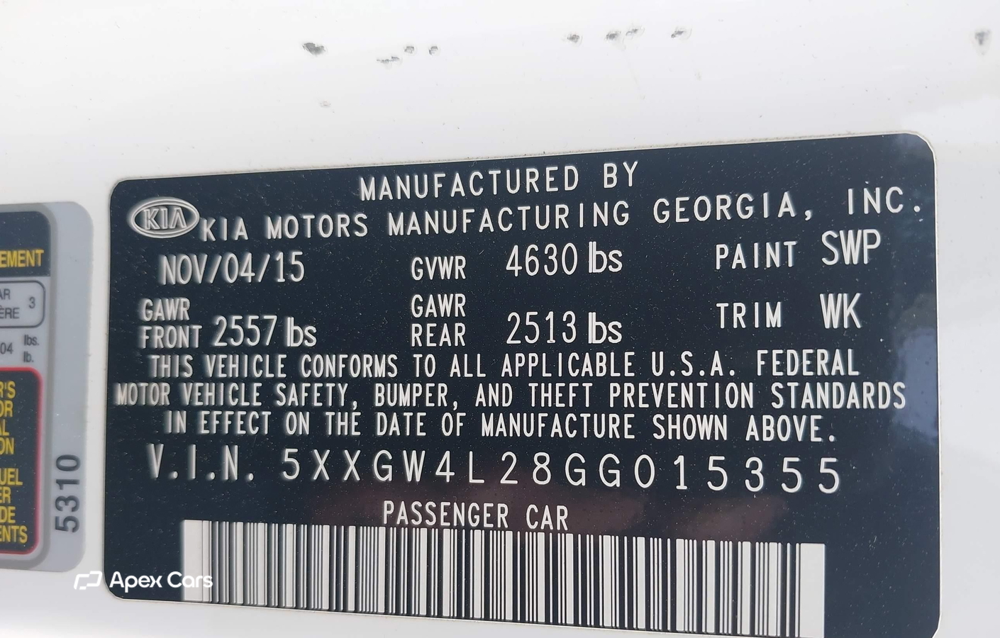 Kia Optima 2016