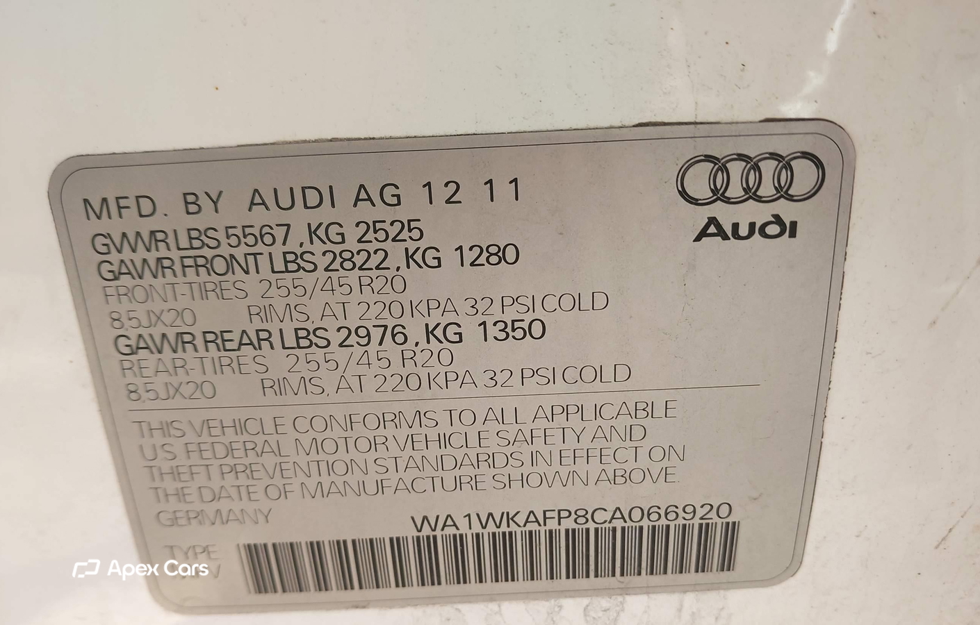Audi Q5 2012