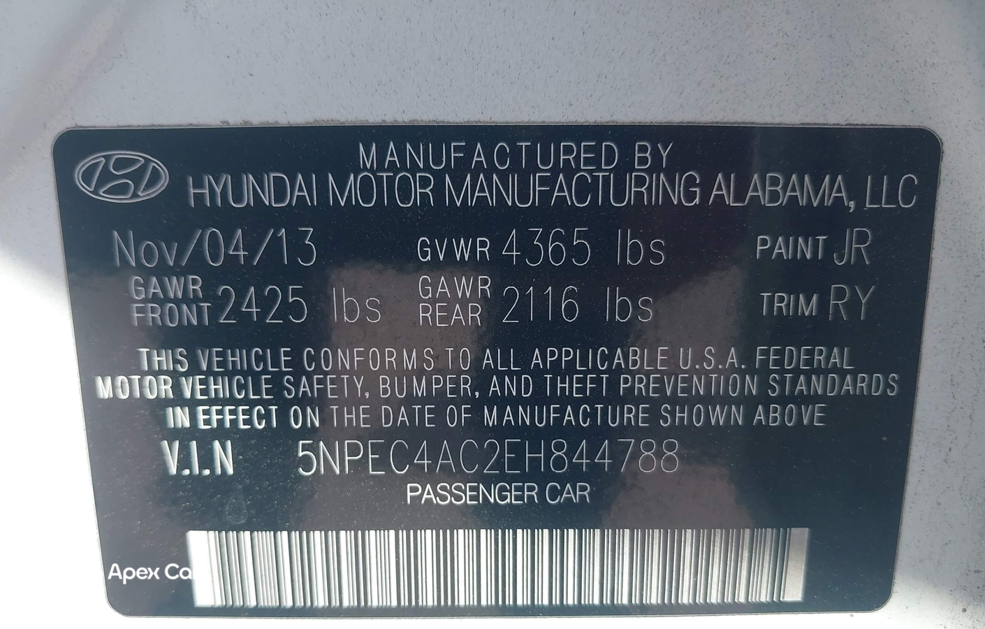 Hyundai Sonata 2014