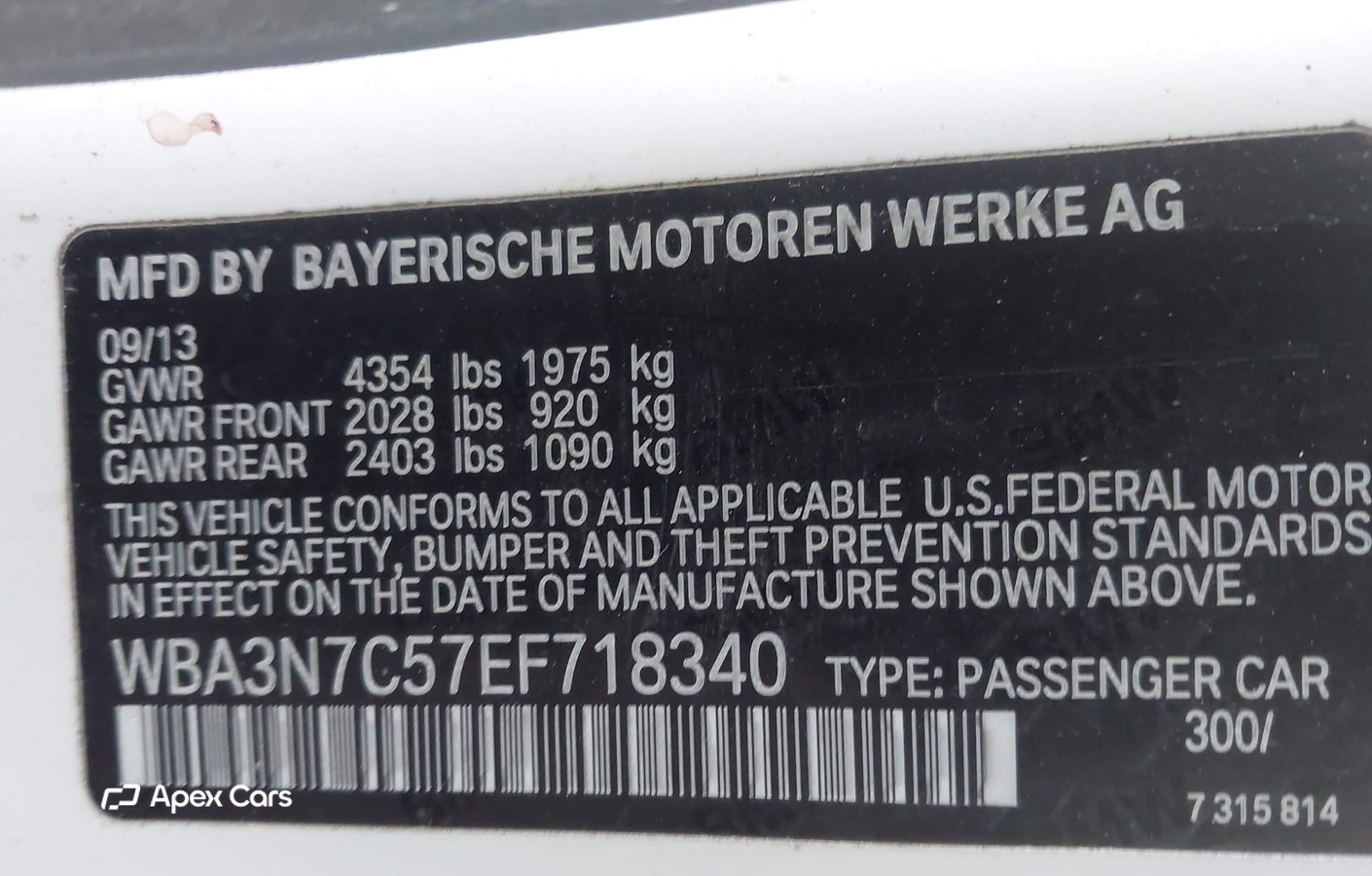 BMW Series 4 2014