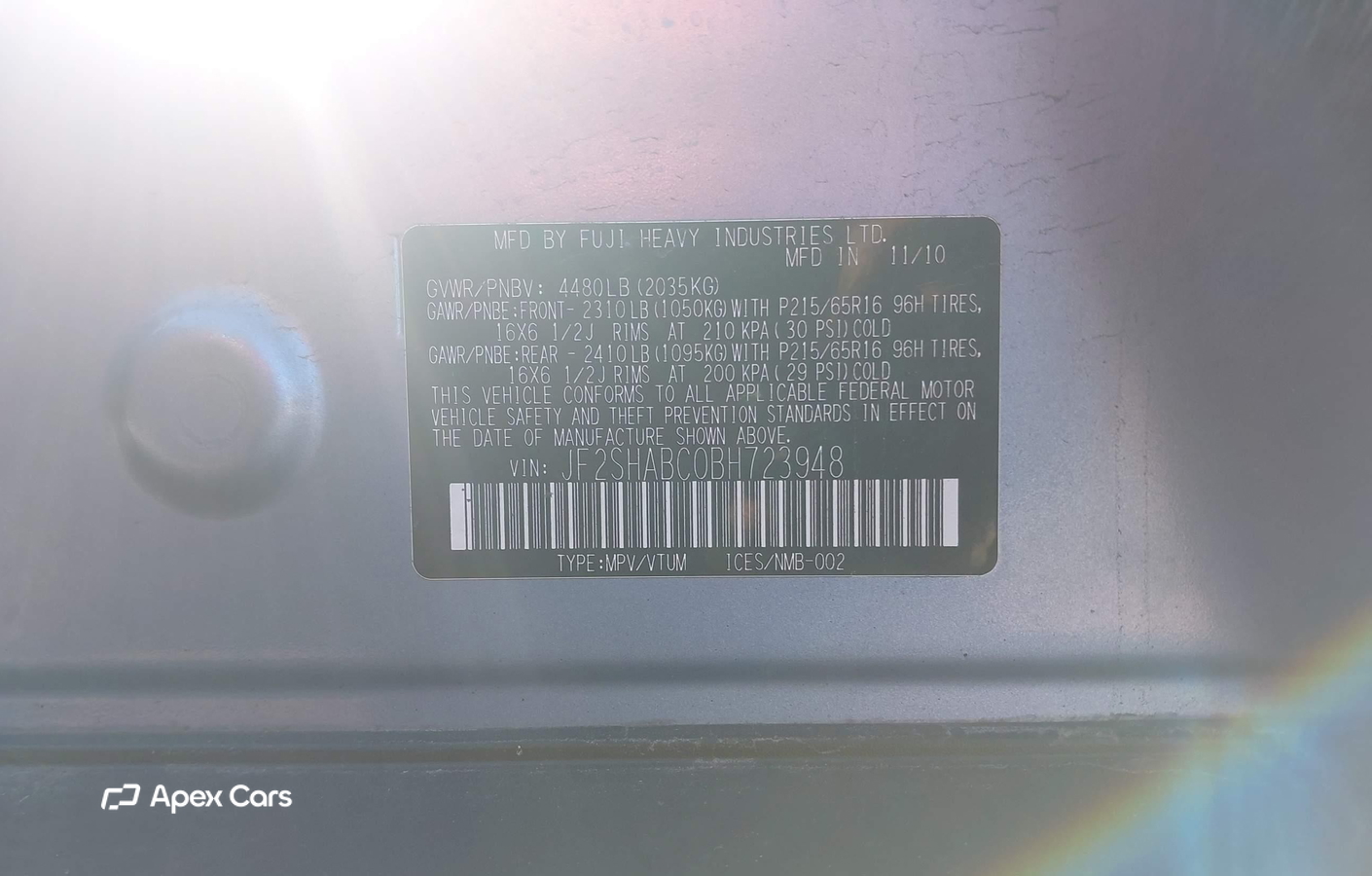 Subaru Forester 2011