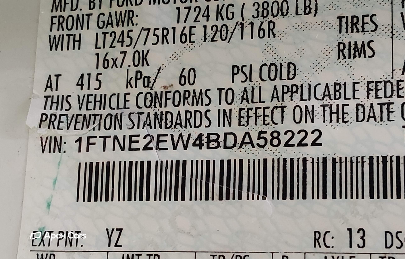 Ford Econoline 2011