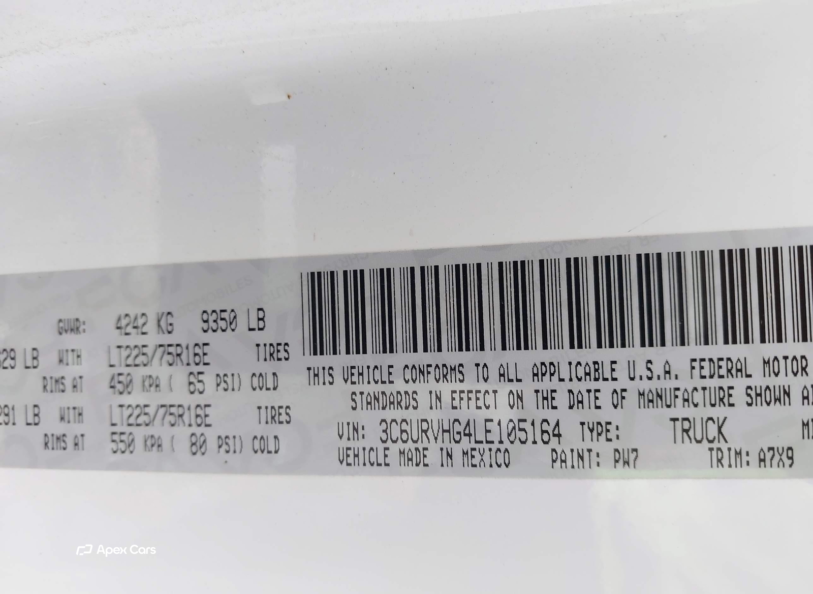 RAM ProMaster City 2020