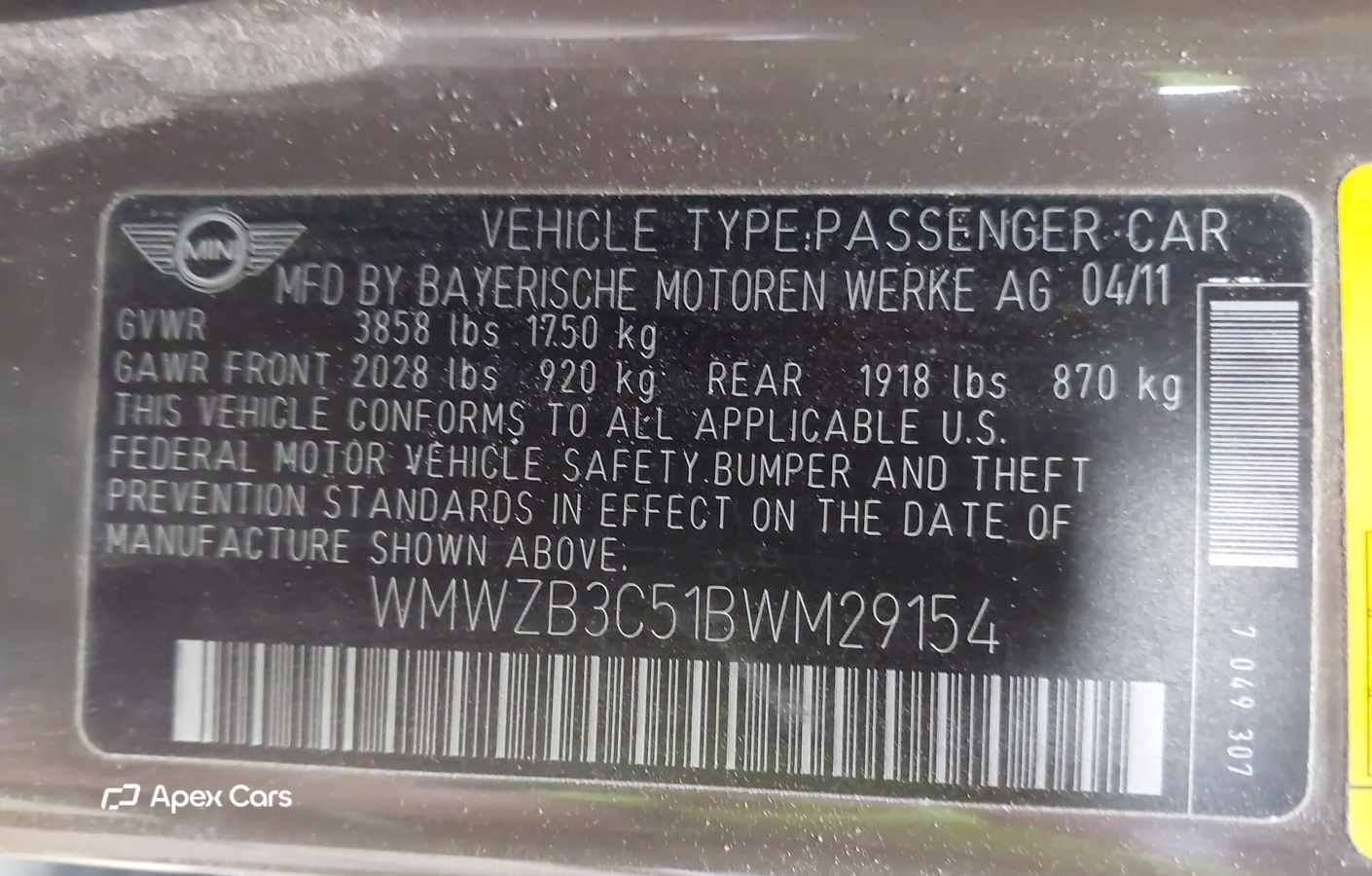 MINI 2011