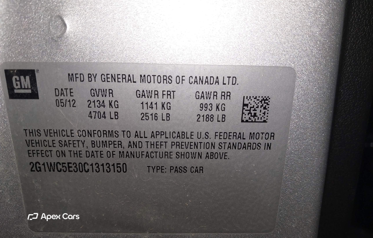 Chevrolet Impala 2012
