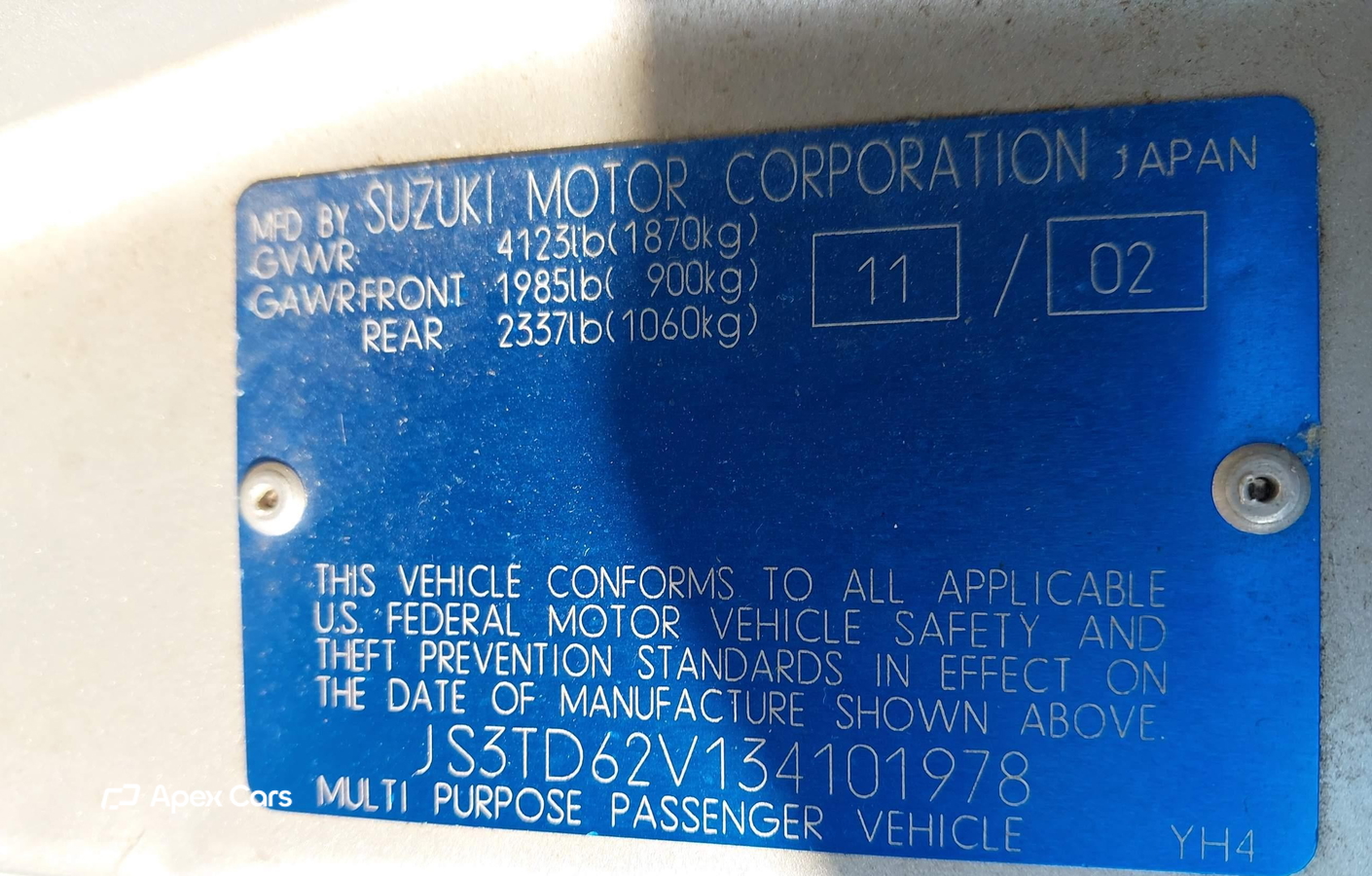 Suzuki Grand Vitara 2003