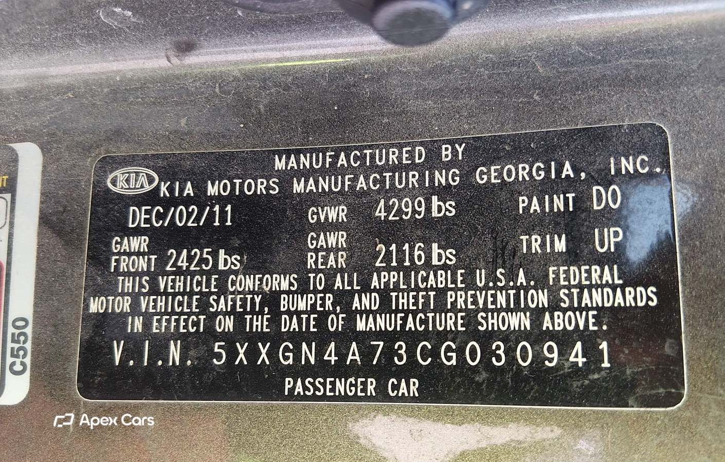 Kia Optima 2012