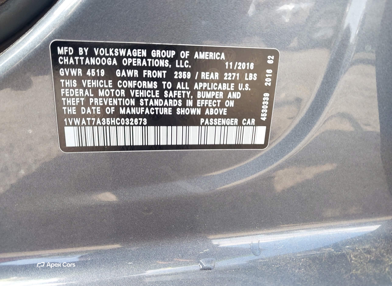 Volkswagen Passat 2017