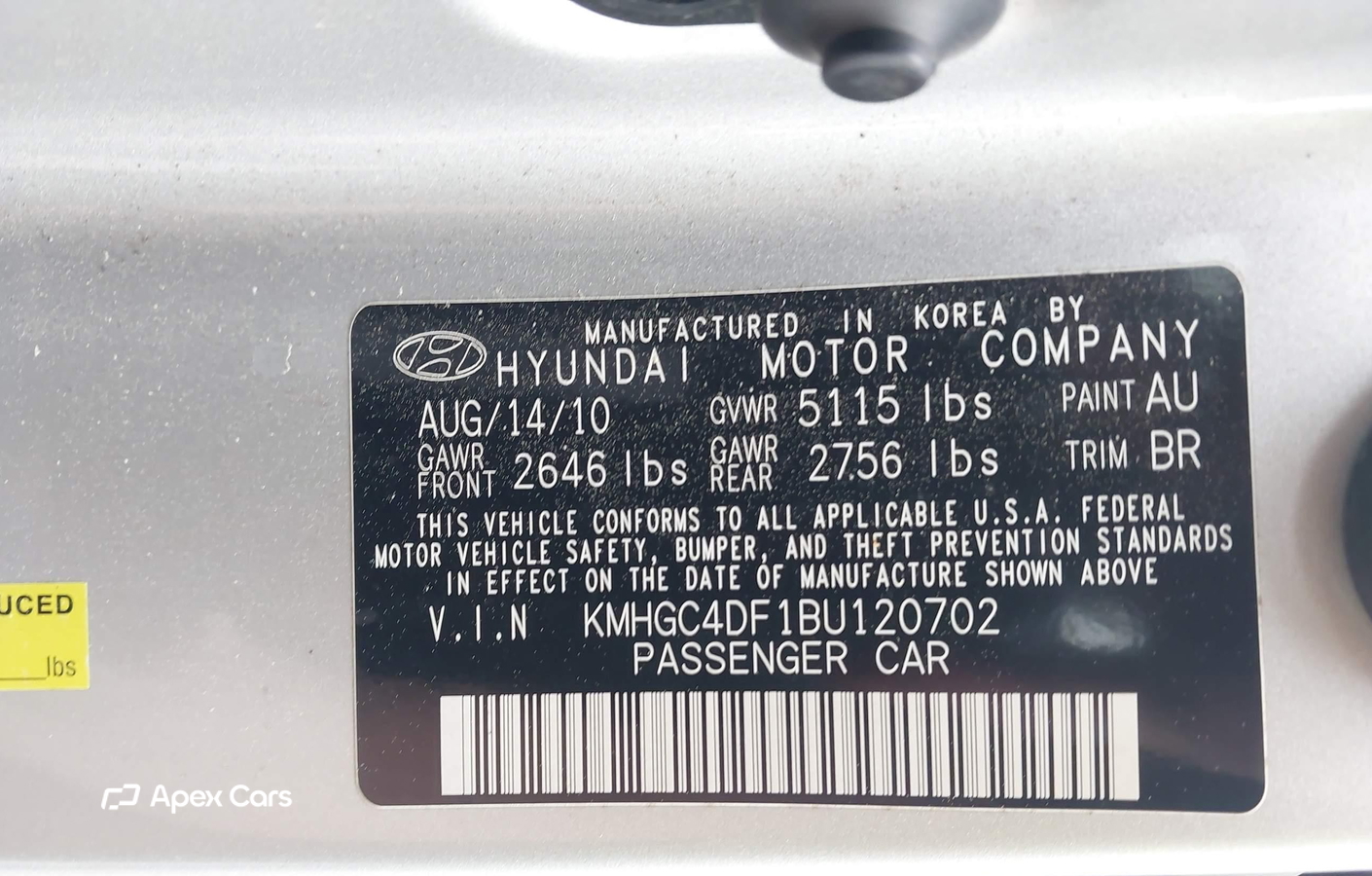 Hyundai Genesis 2011