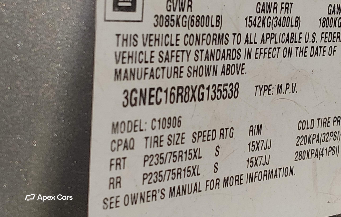 Chevrolet Express 1999