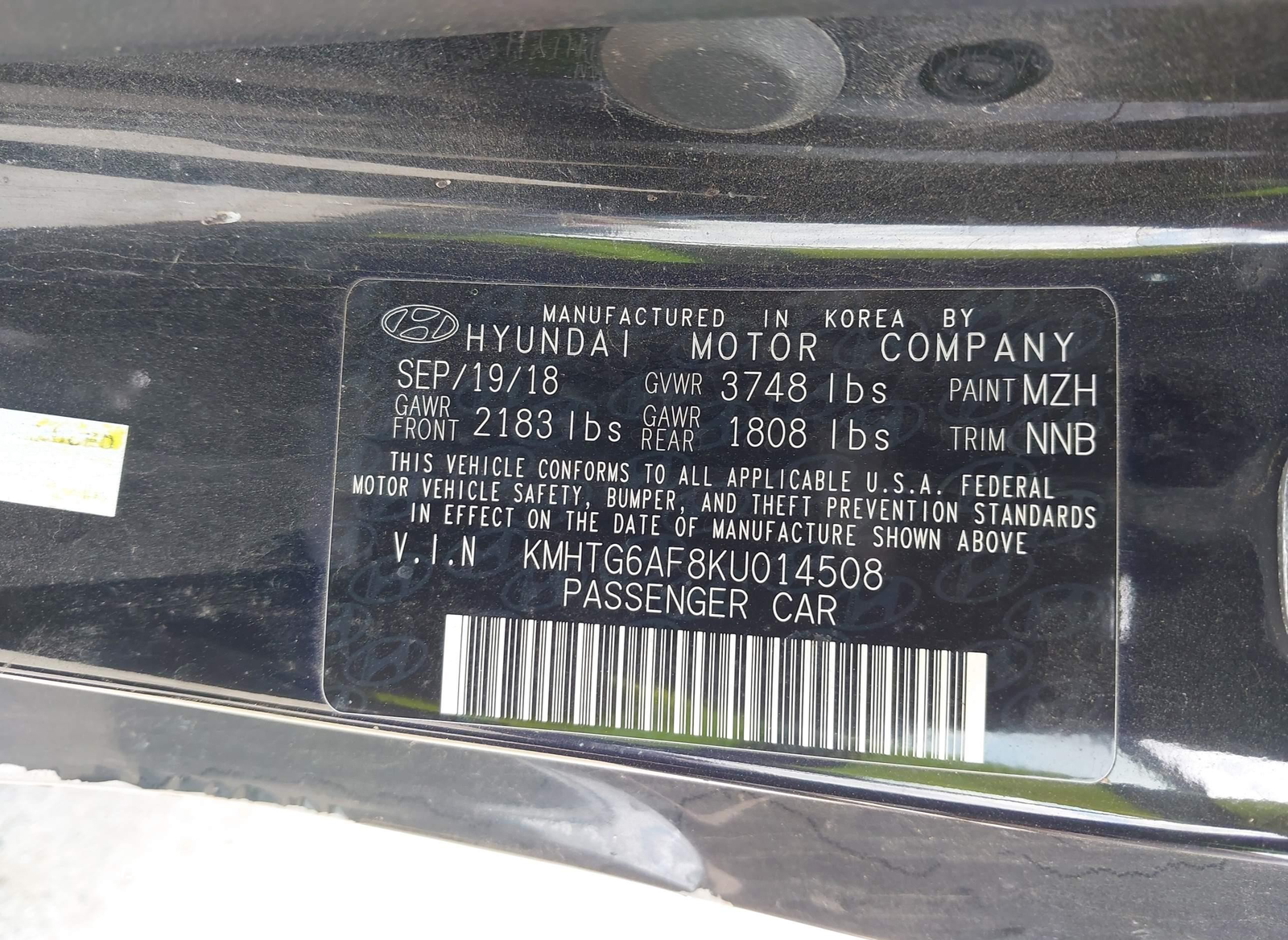 Hyundai Veloster 2019