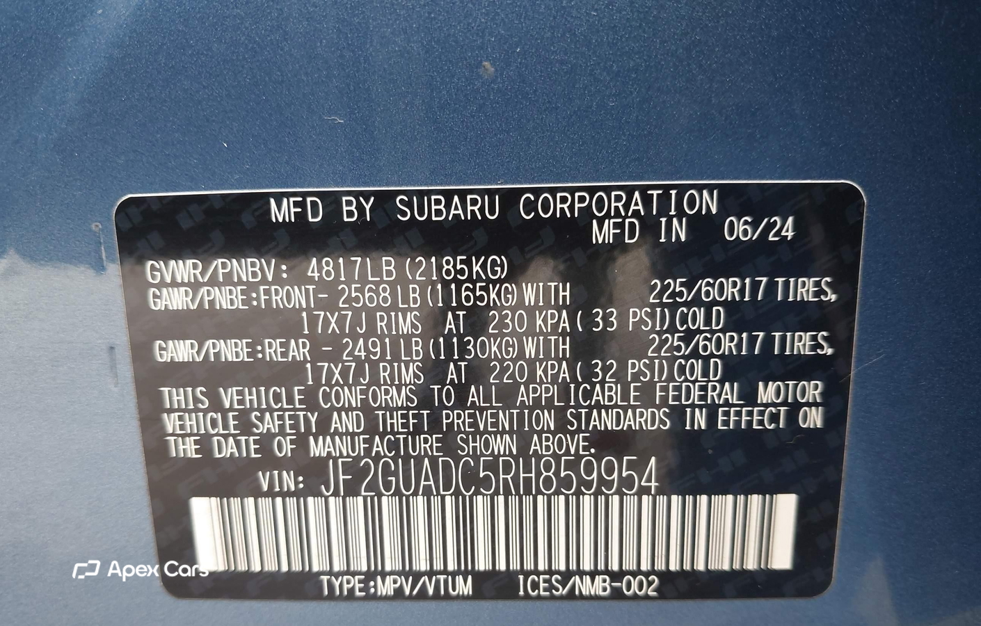 Subaru XV 2024