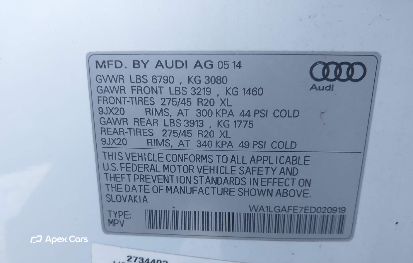 Audi Q7 2014
