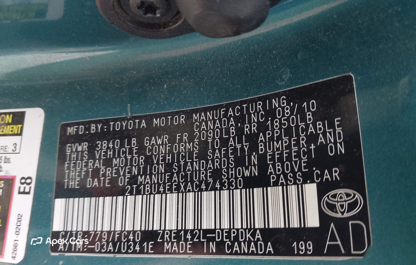 Toyota Corolla 2010