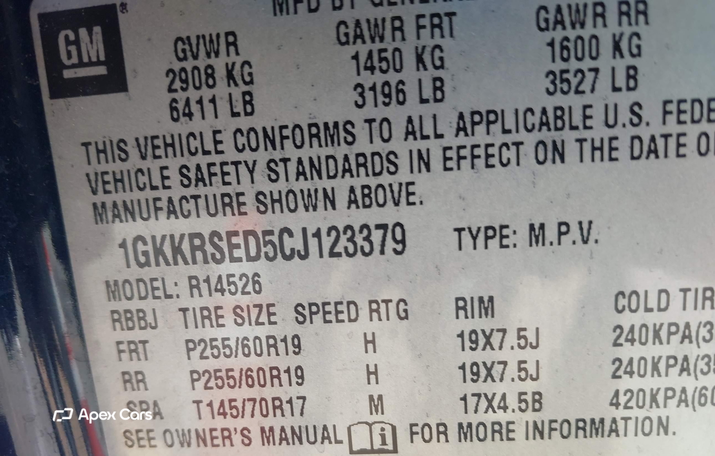 GMC Acadia 2012