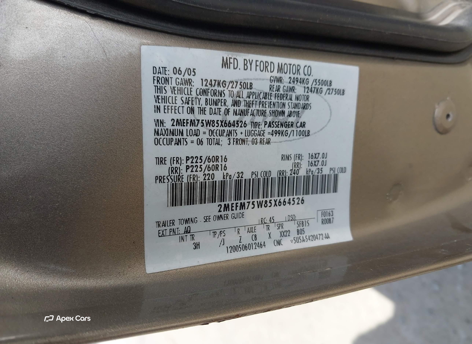 Mercury Grand Marquis 2005