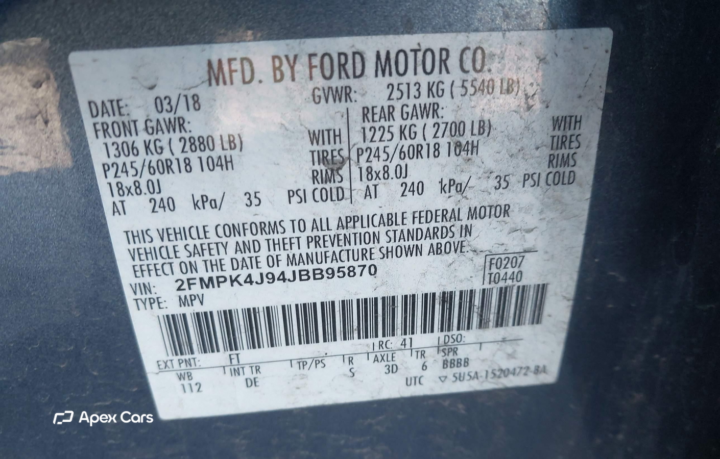 Ford Edge 2018