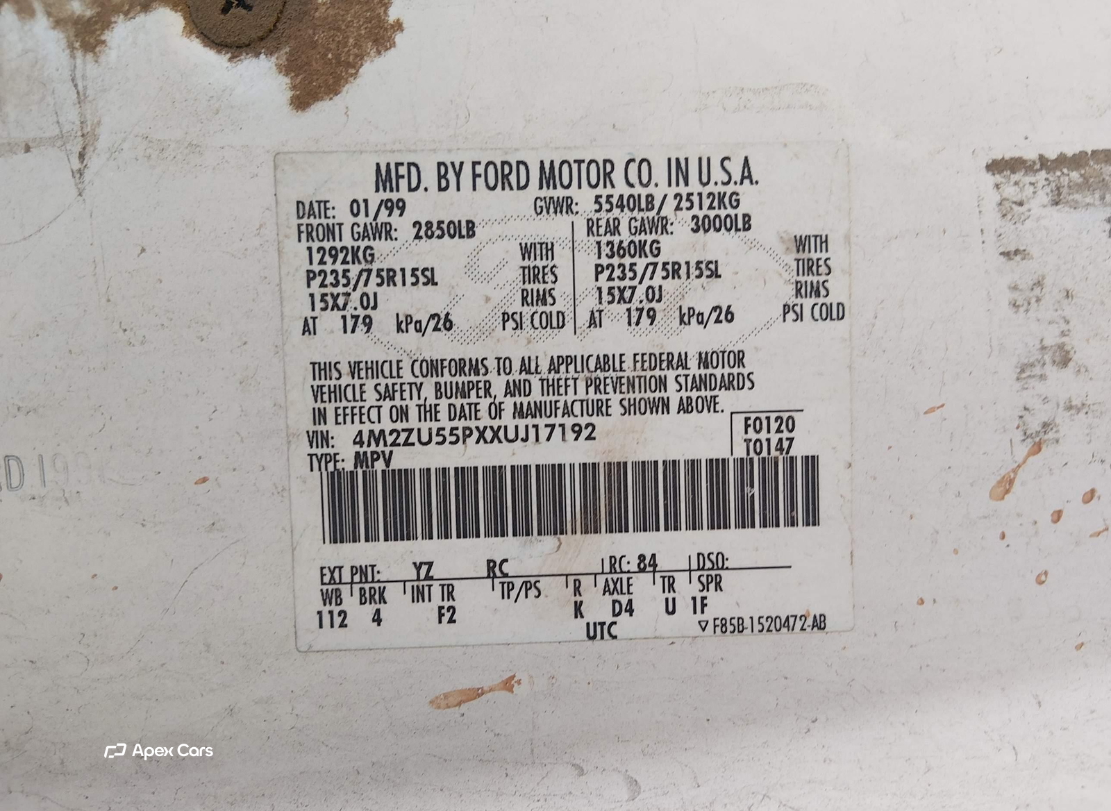 Mercury Mountaineer 1999