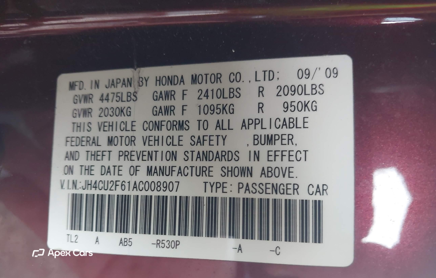 Acura TSX 2010