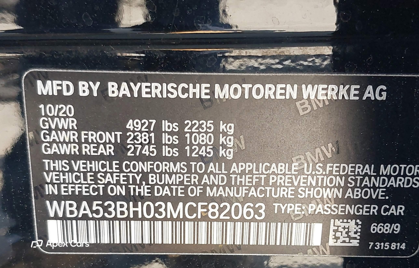 BMW Series 5 2021
