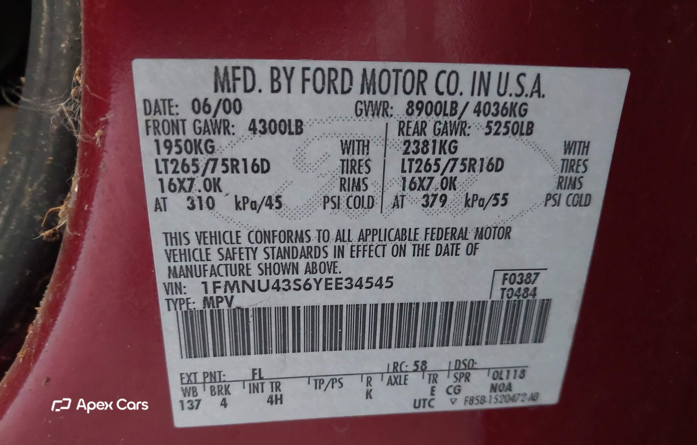 Ford Excursion 2000