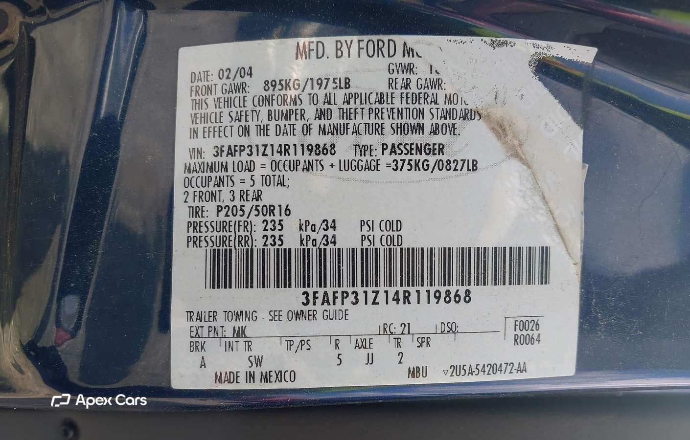 Ford Focus 2004