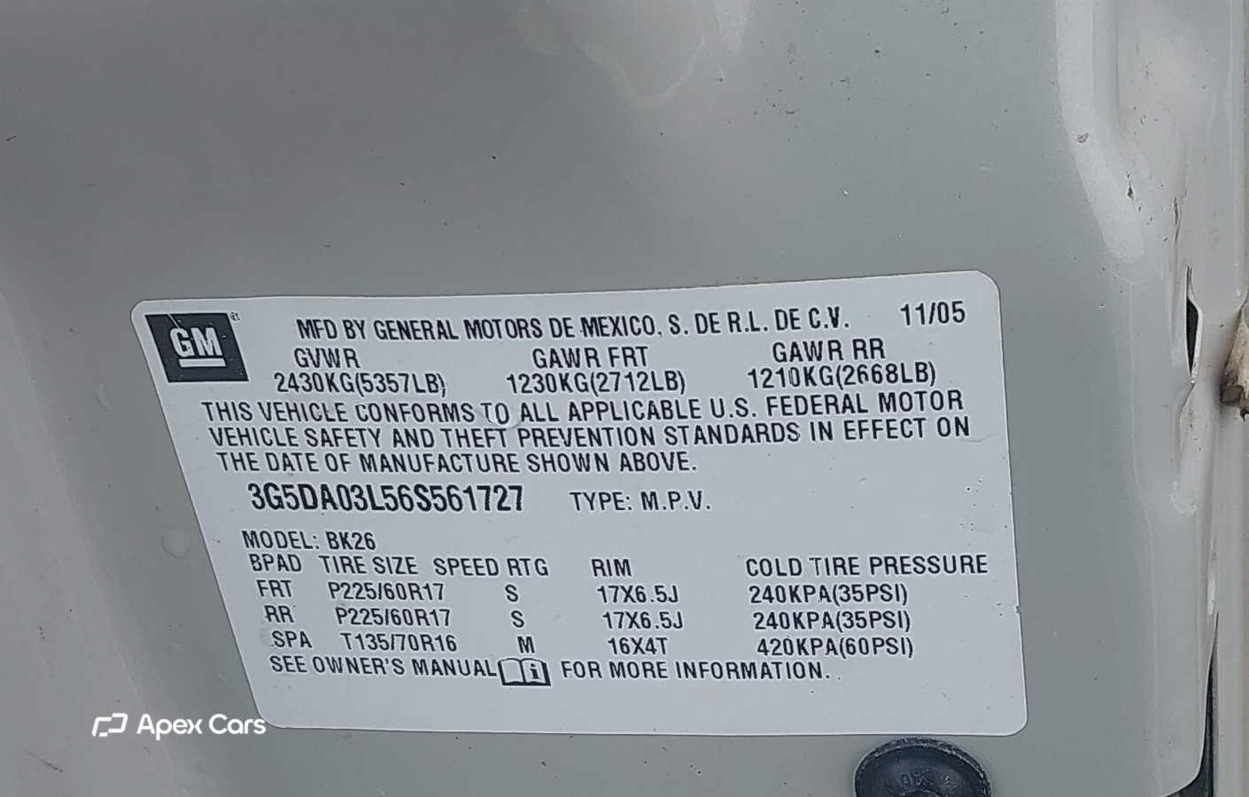 Buick Rendezvous 2006
