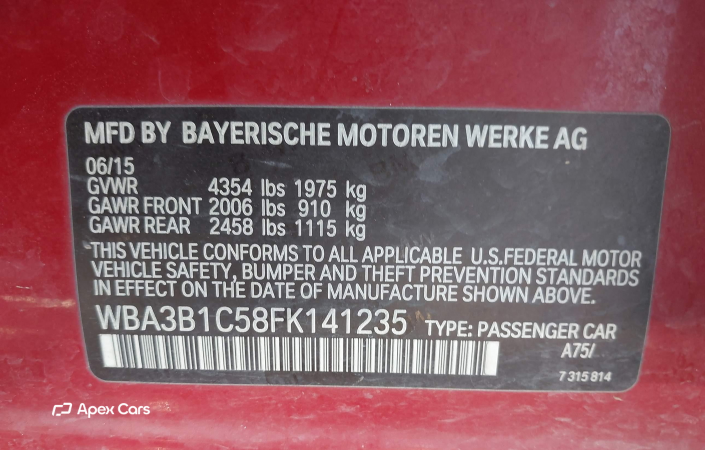 BMW Series 3 2015