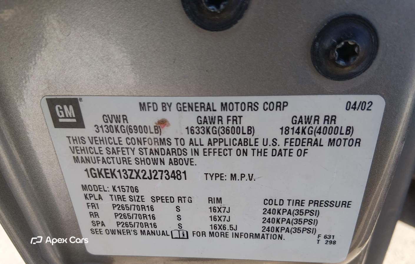 GMC Yukon 2002