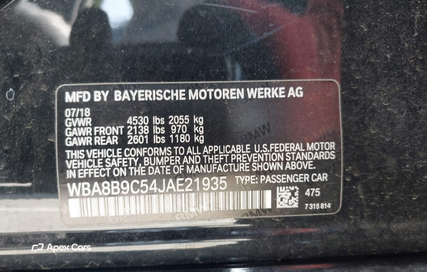 BMW Series 3 2018