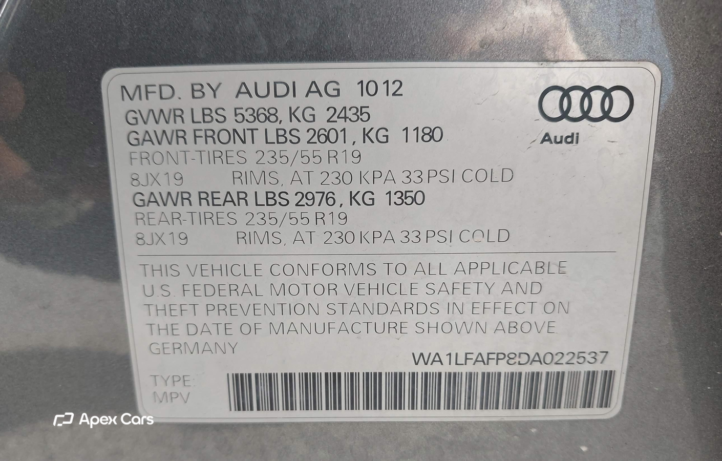 Audi Q5 2013