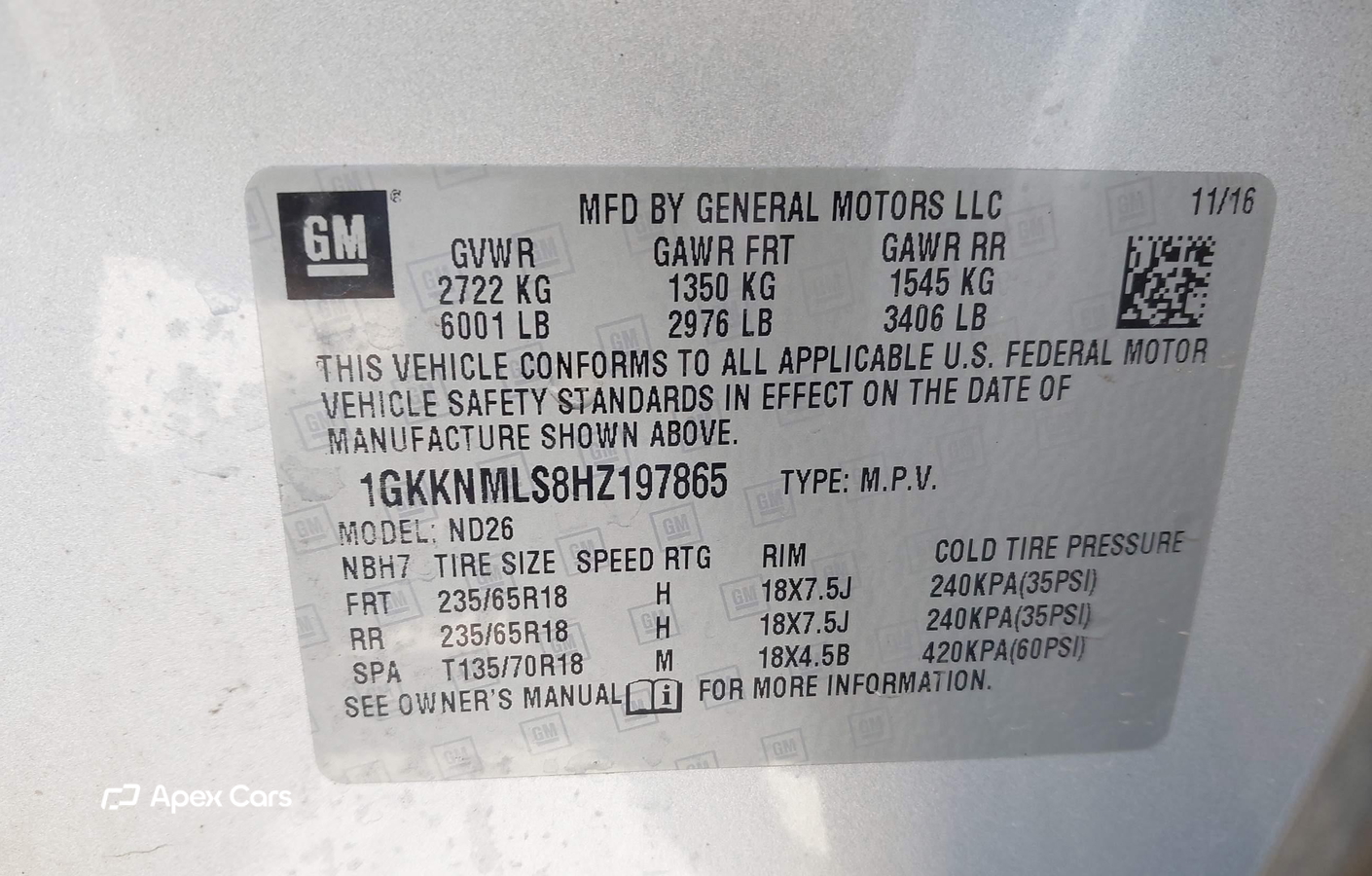 GMC Acadia 2017
