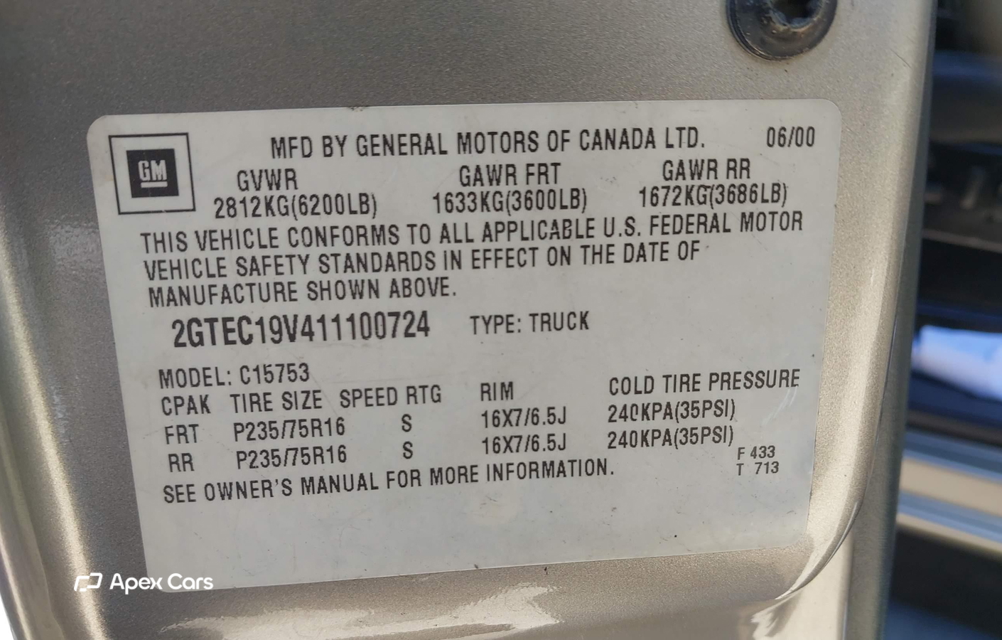 GMC Sierra 2001
