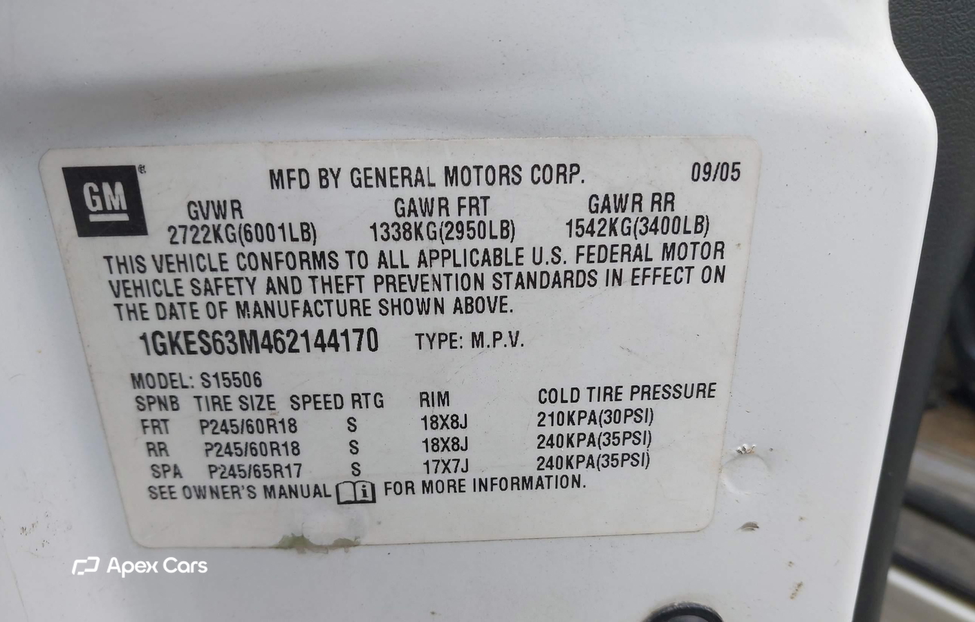 GMC Envoy 2006