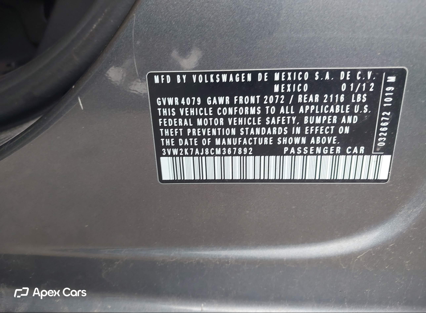 Volkswagen Jetta 2012