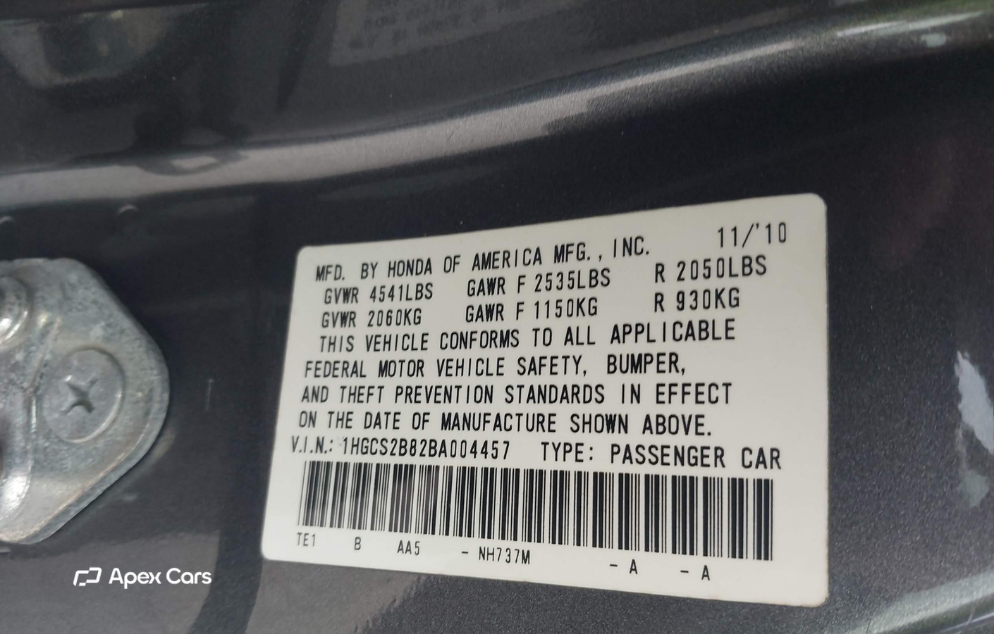Honda Accord 2011