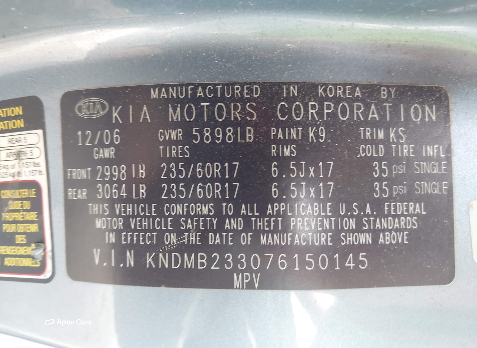 Kia Sedona 2007
