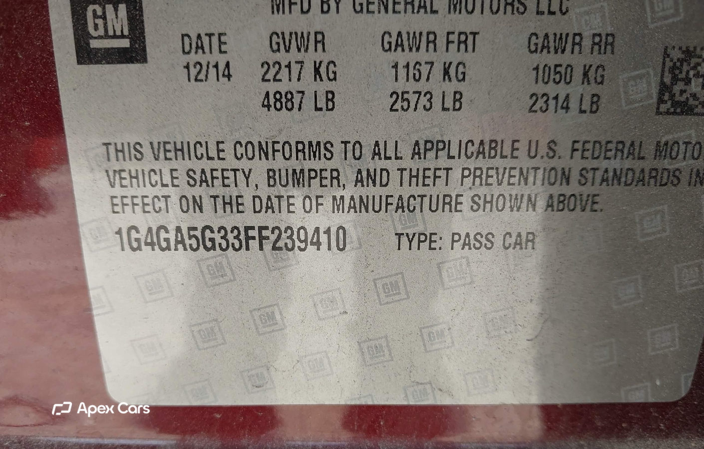 Buick LaCrosse 2015
