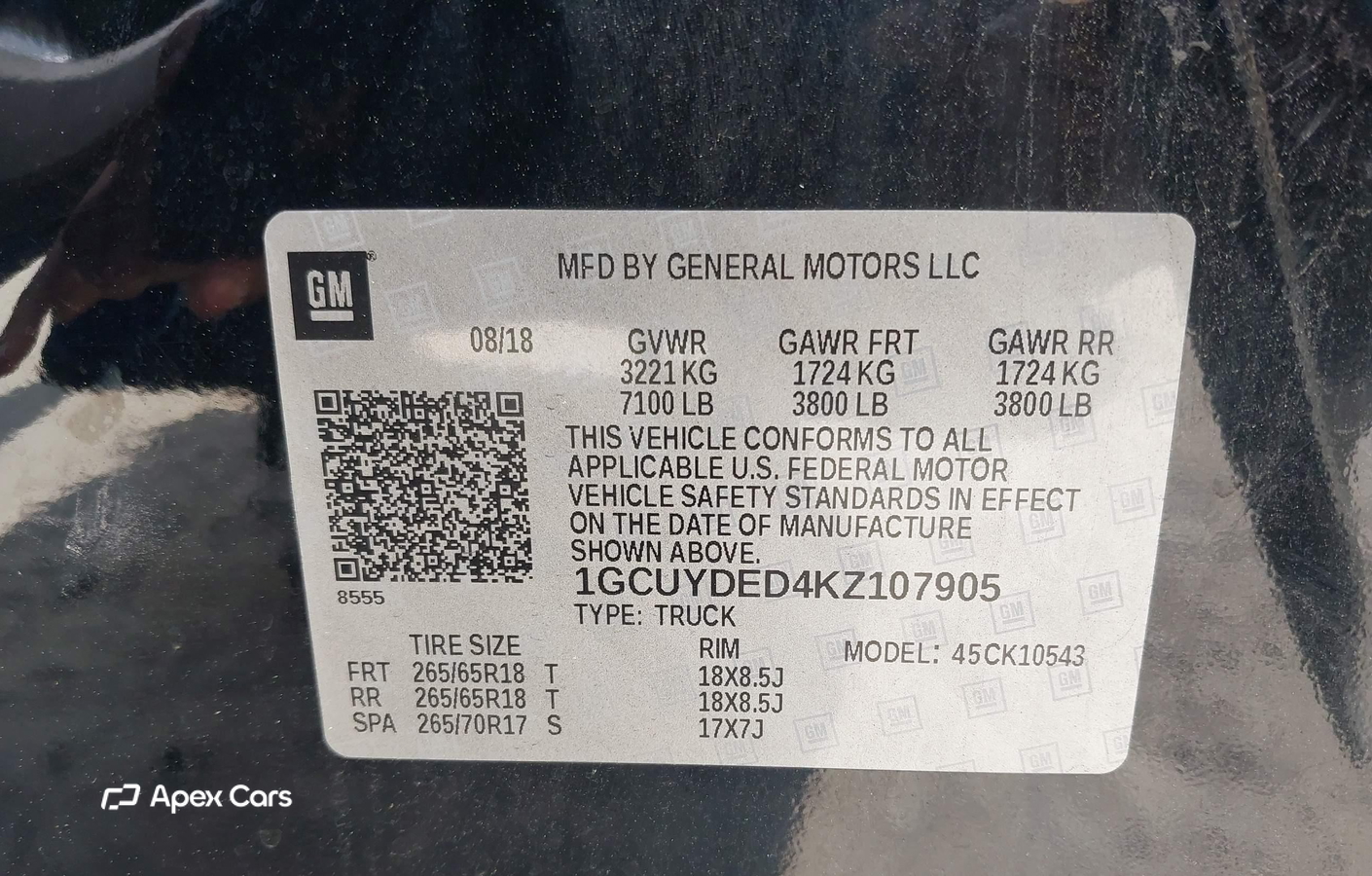 Chevrolet Silverado 2019