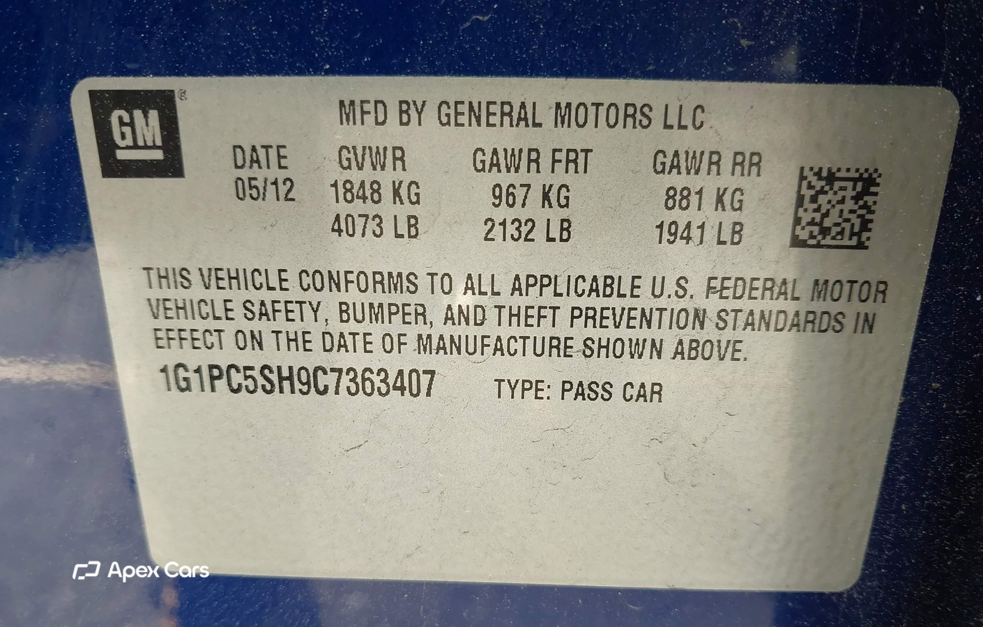 Chevrolet Cruze 2012