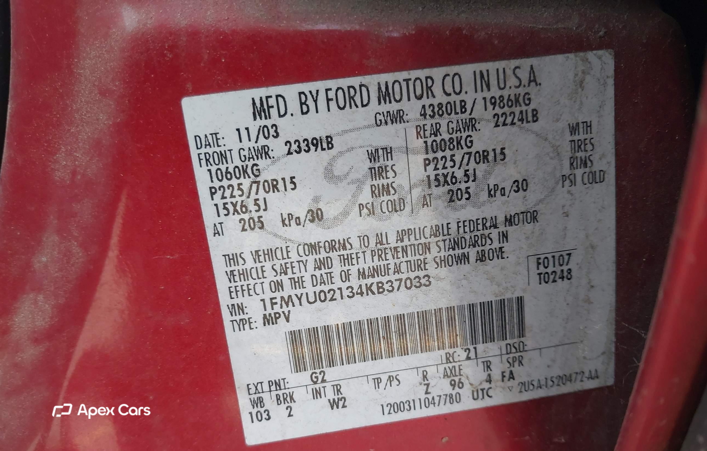 Ford Escape 2004