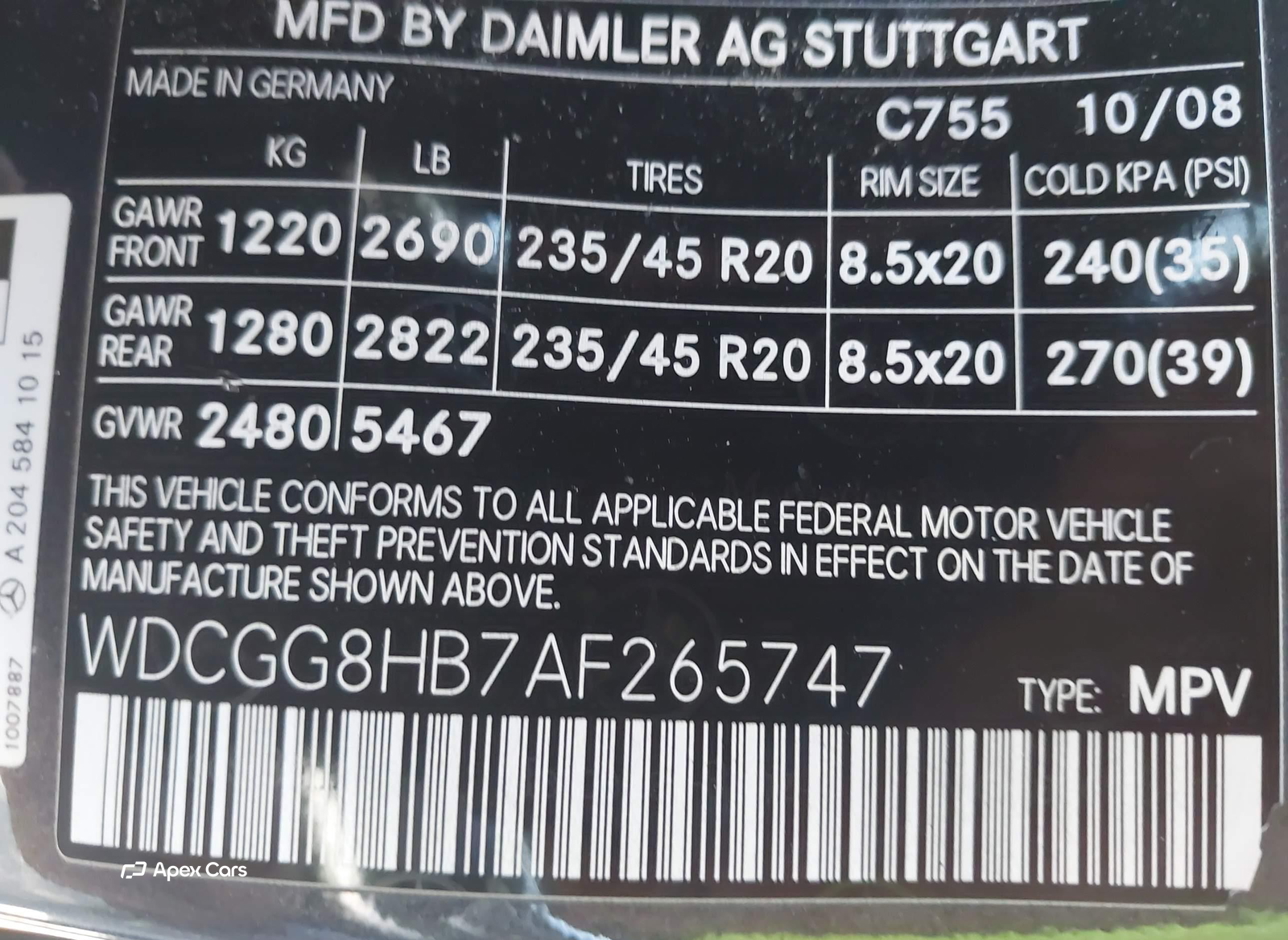 Mercedes-Benz GLK-klasse 2010