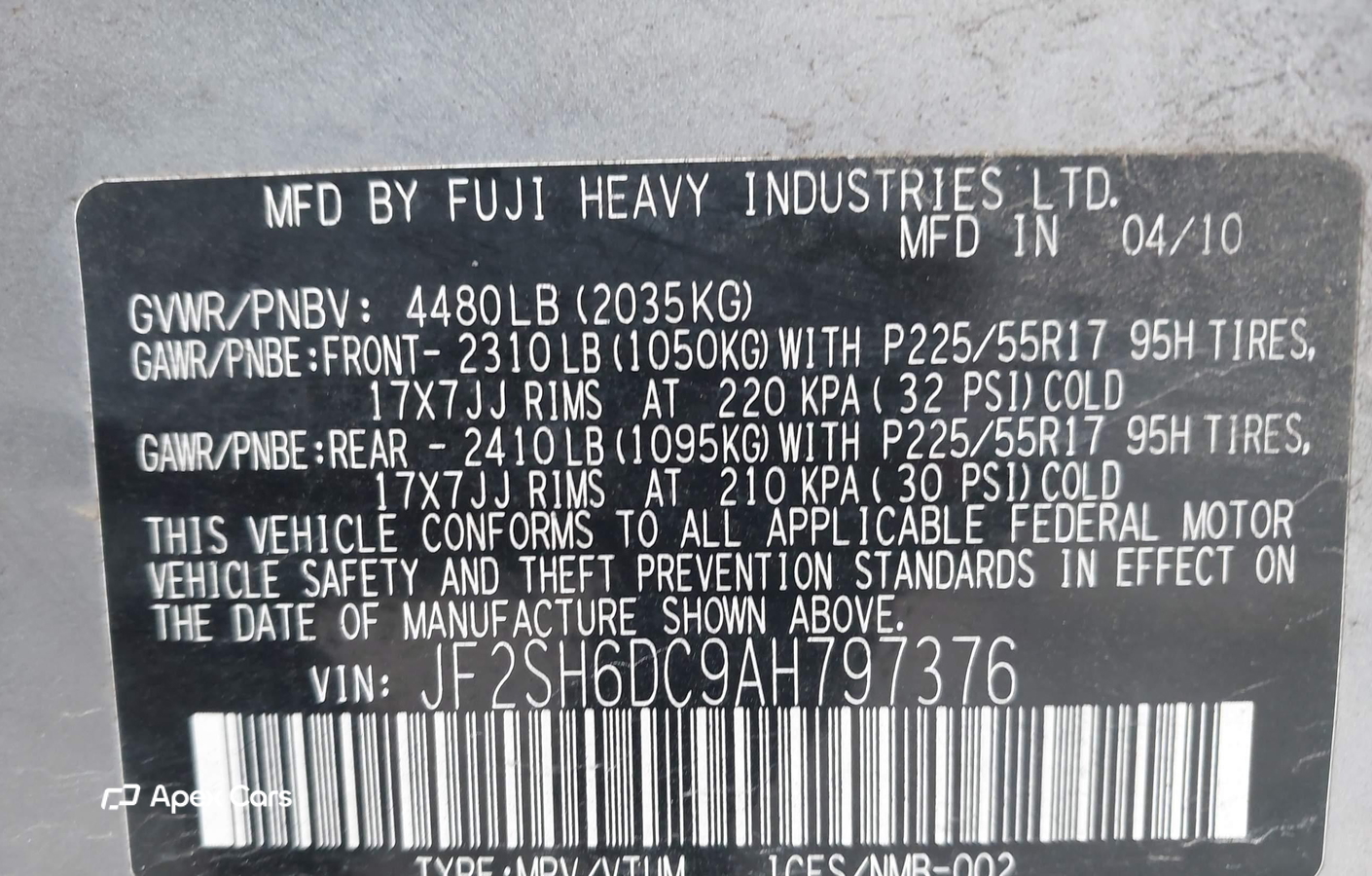 Subaru Forester 2010