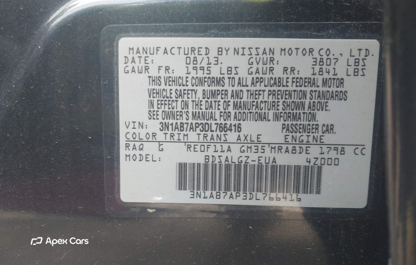 Nissan Sentra 2013