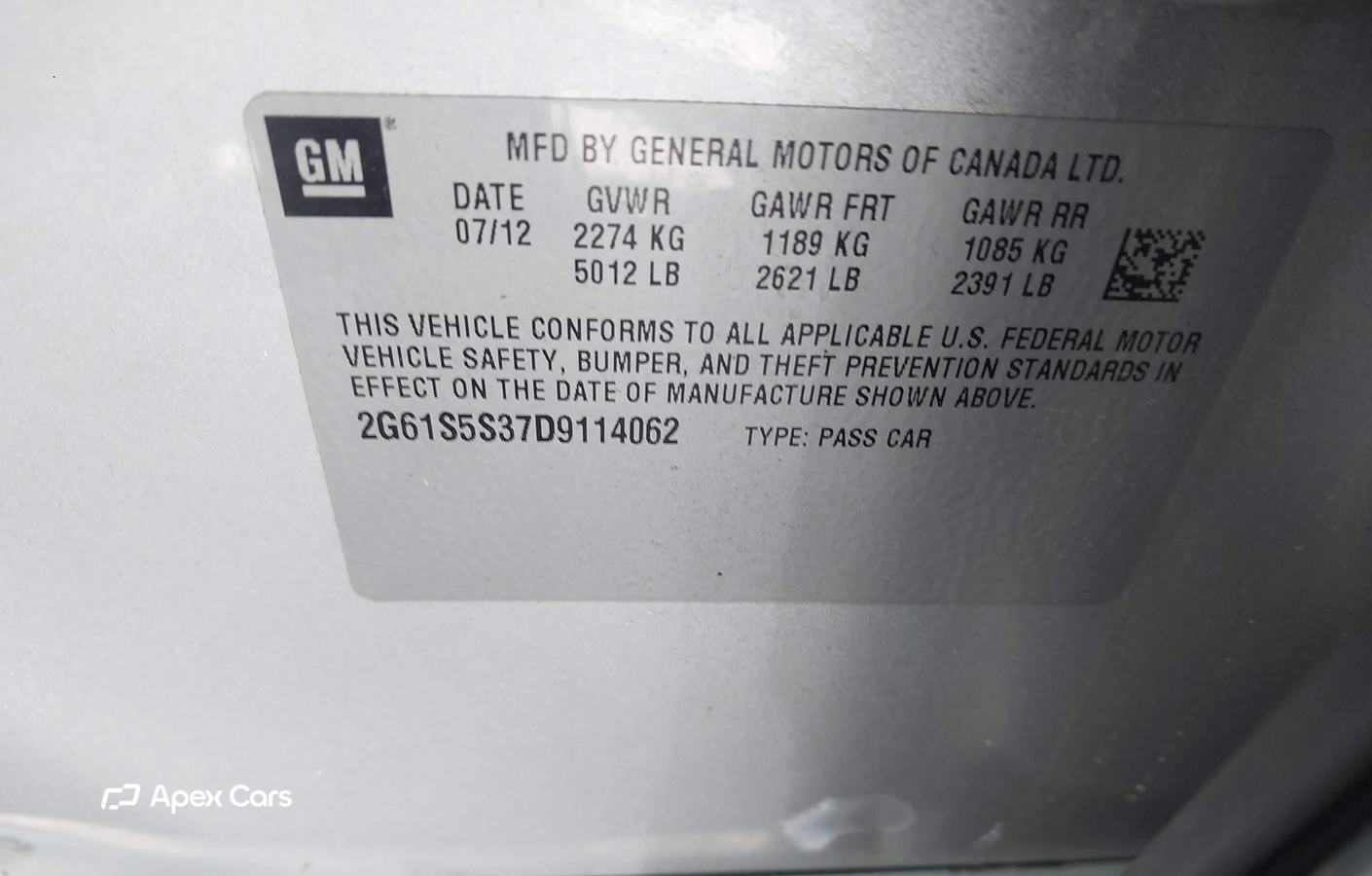 Cadillac XTS 2013