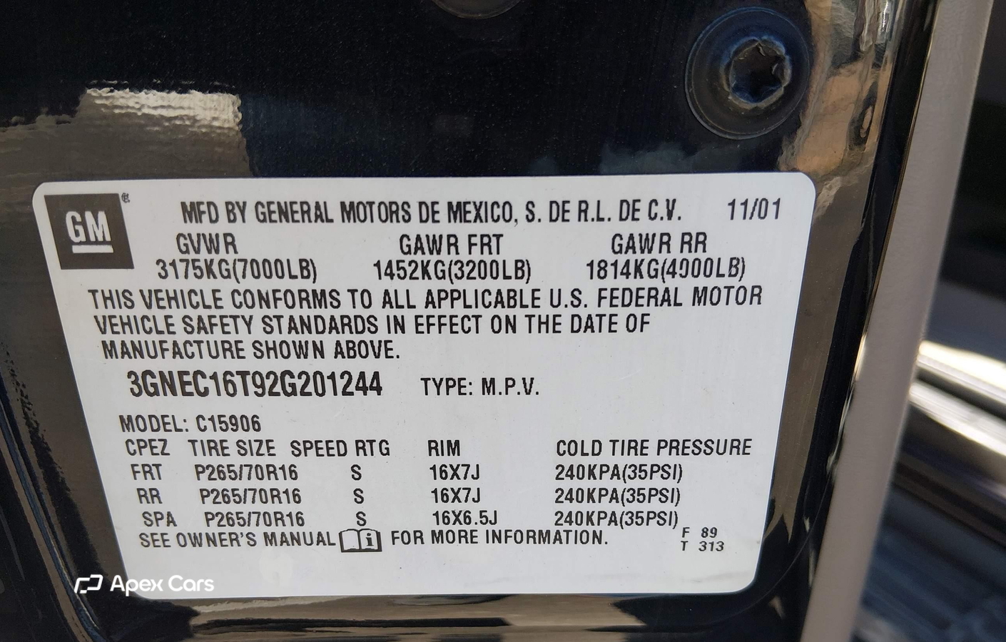 Chevrolet Express 2002