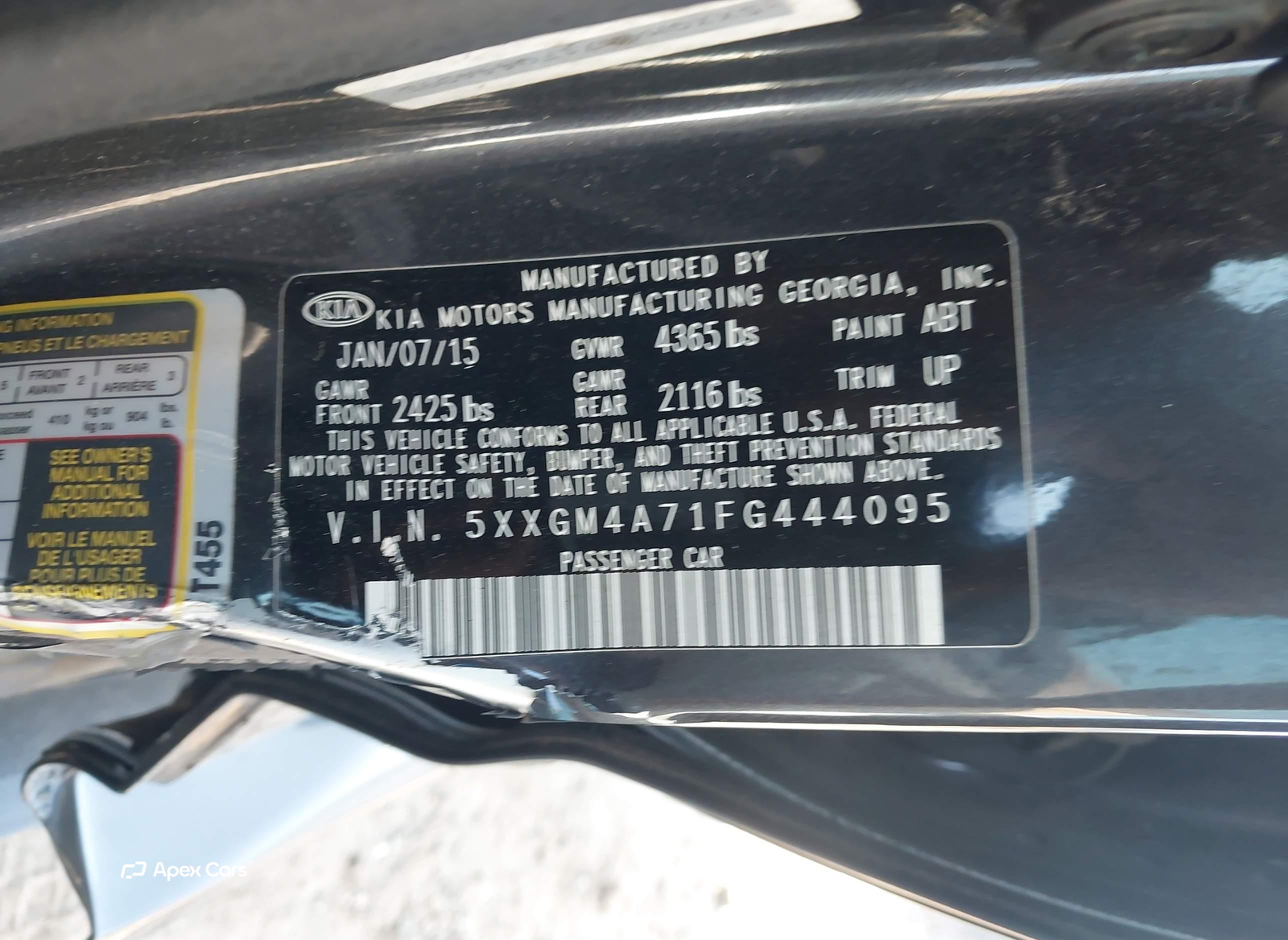 Kia Optima 2015