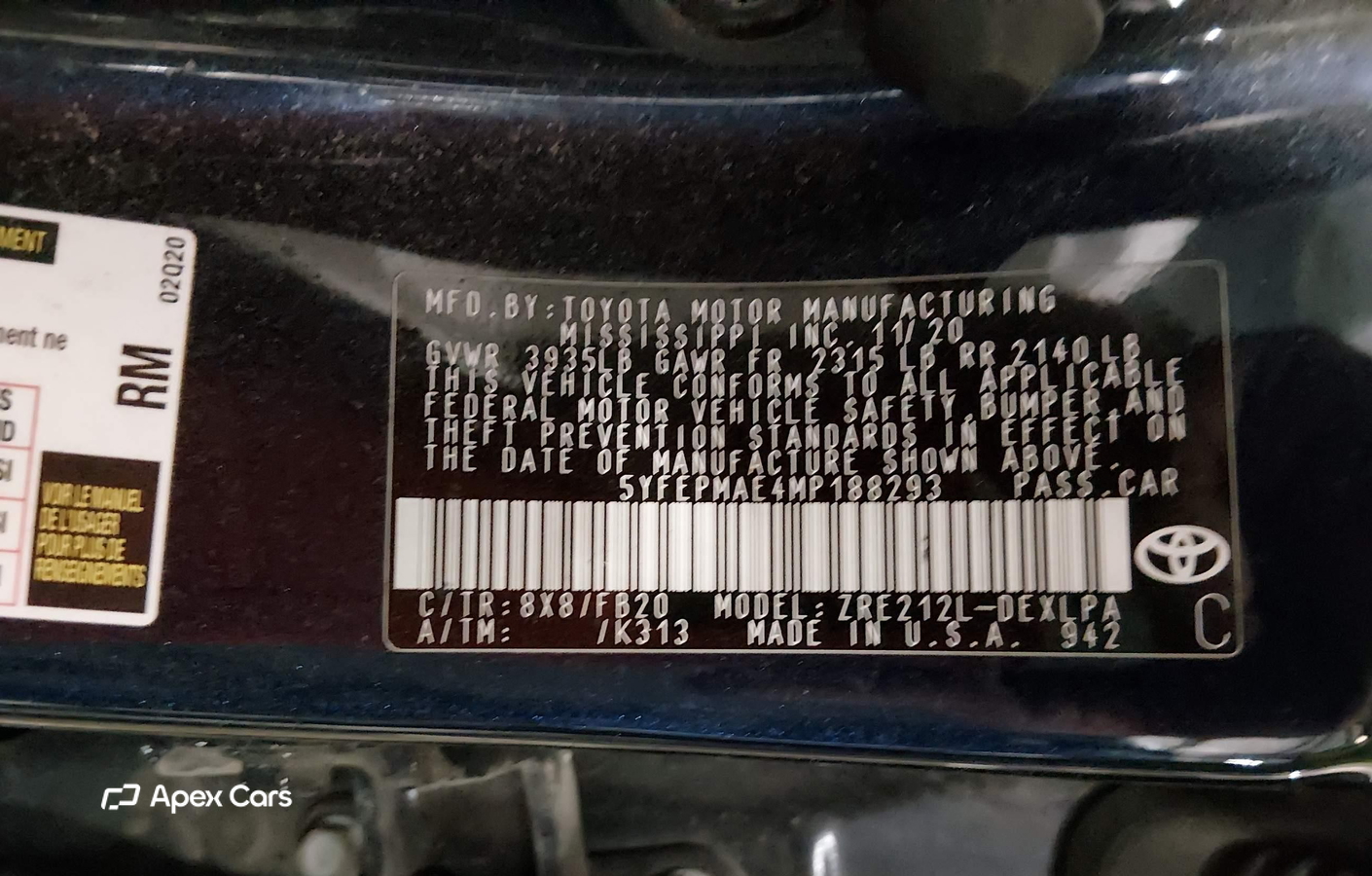 Toyota Corolla 2021